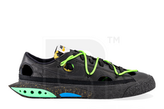Nike Blazer Low x Off-White "Black Electro Green"