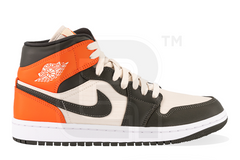 Jordan 1 Mid "Newsprint Light Orewood Brown" (W)