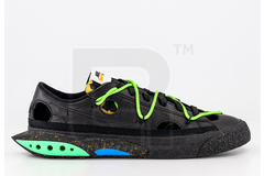 Nike Blazer Low x Off-White "Black Electro Green"