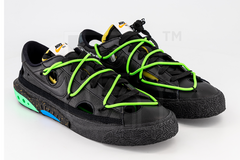 Nike Blazer Low x Off-White "Black Electro Green"