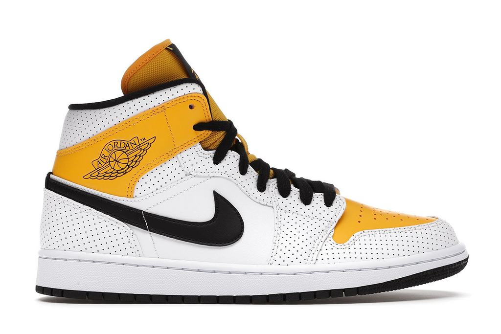 Jordan 1 Mid Perforated University Gold W Limited Run